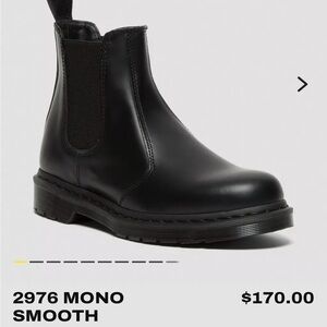 Dr. Martens Black Leather Boot